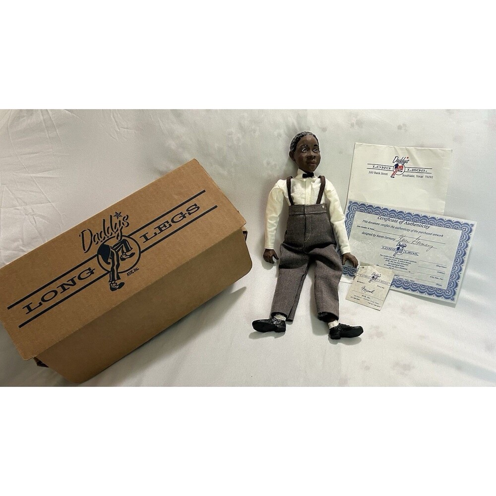 Vintage Daddy's Long Legs Micah 12in Doll Signed COA Outfit 1992